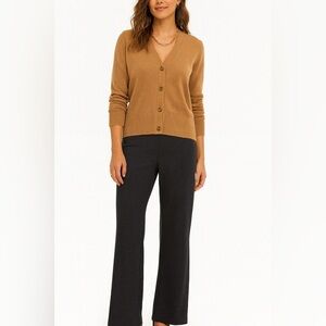 Wearever Collection Black Wide Leg Pull-On Pants Size medium Stretch Soft